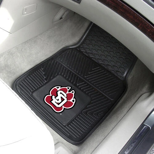 Fanmats NCAA Heavy Duty Vinyl Car Mat - University Of South Dakota Coyotes 2 Fanmats NCAA Heavy Duty Vinyl Car Mat - University Of South Dakota Coyotes - Image 2