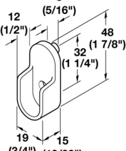 Dakota Closets™ 24" Chrome Closet Wardrobe Rod - 2 Pack -Dakota Store L803.33.722