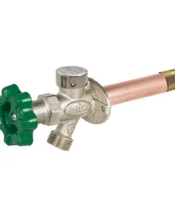 PrierĀ® P-164 3/4" MIP X 1/2" FIP X 2" L Anti-Siphon Heavy-Duty Wall Hydrant